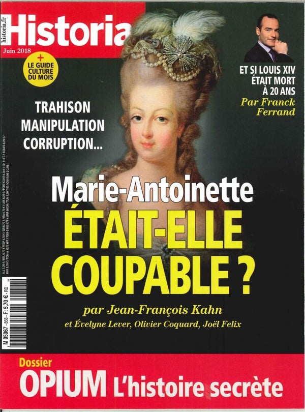 Historia mensuel N°858 Marie-Antoinette était-elle coupable ? - juin 2018
