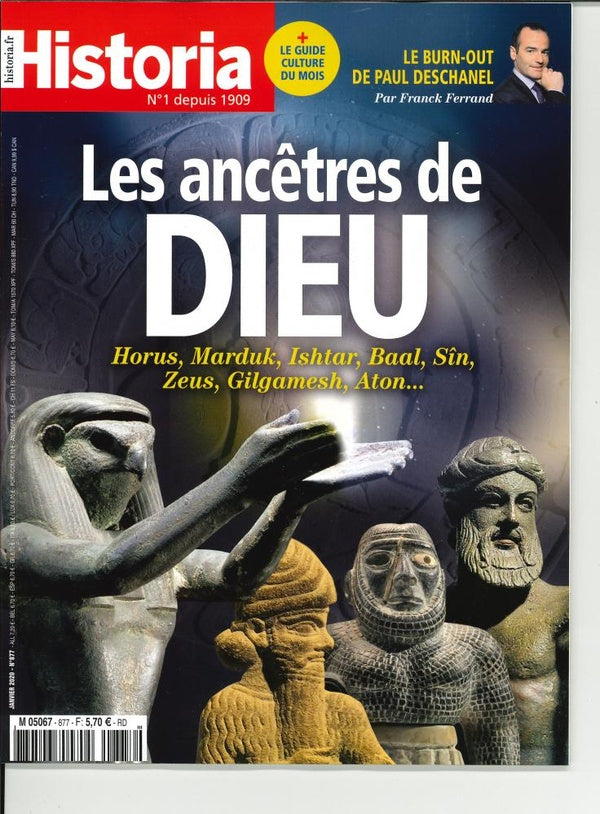 Historia mensuel N°877 Les ancêtres de dieu - janvier 2020