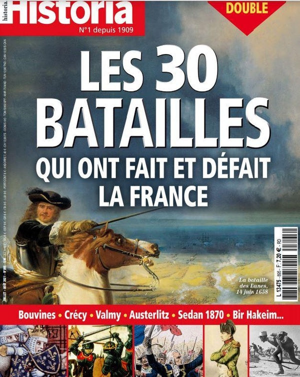 Historia n°895-96 : Les 30 batailles qui ont fait et défait la France - Juillet/Août 2021