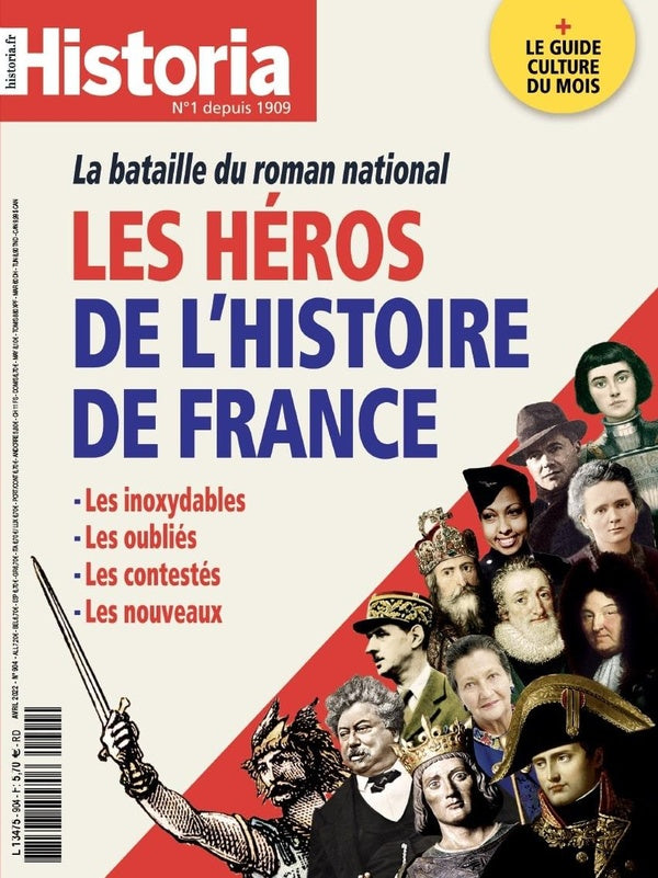 Historia N°904 - Les héros de l'Histoire de France - avril 2022