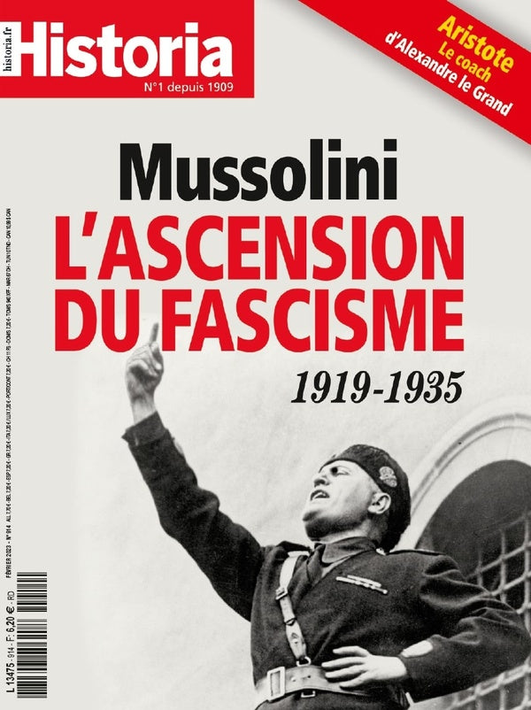 Historia n.914 : Mussolini, l'ascension du fascisme : 1919-1935