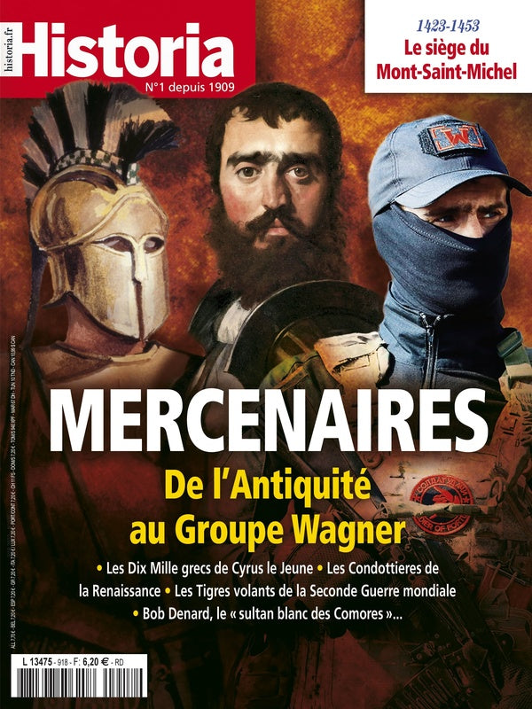 Historia n.918 : Mercenaires, de l'antiquité au groupe Wagner