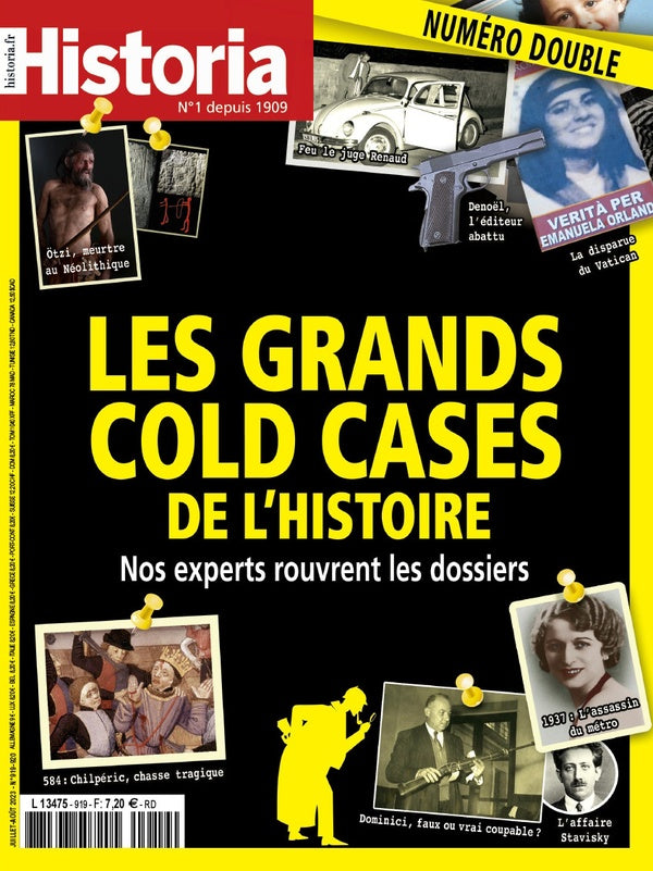 Historia n.919-920 : les grands cold cases de l'histoire