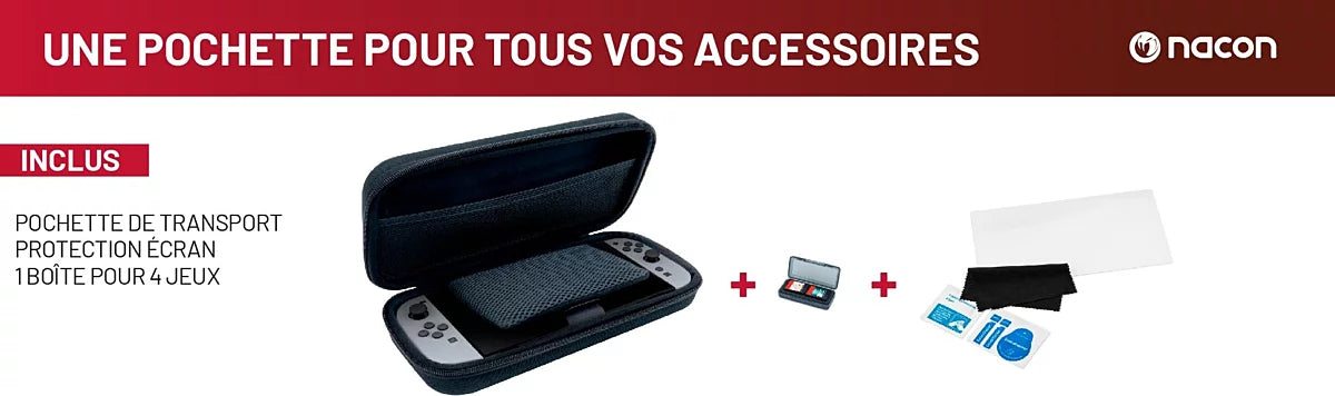 Pack de démarrage noir pour Nintendo Switch 2