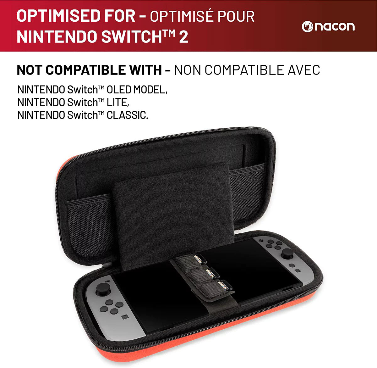 Pack de démarrage rouge pour Nintendo Switch 2