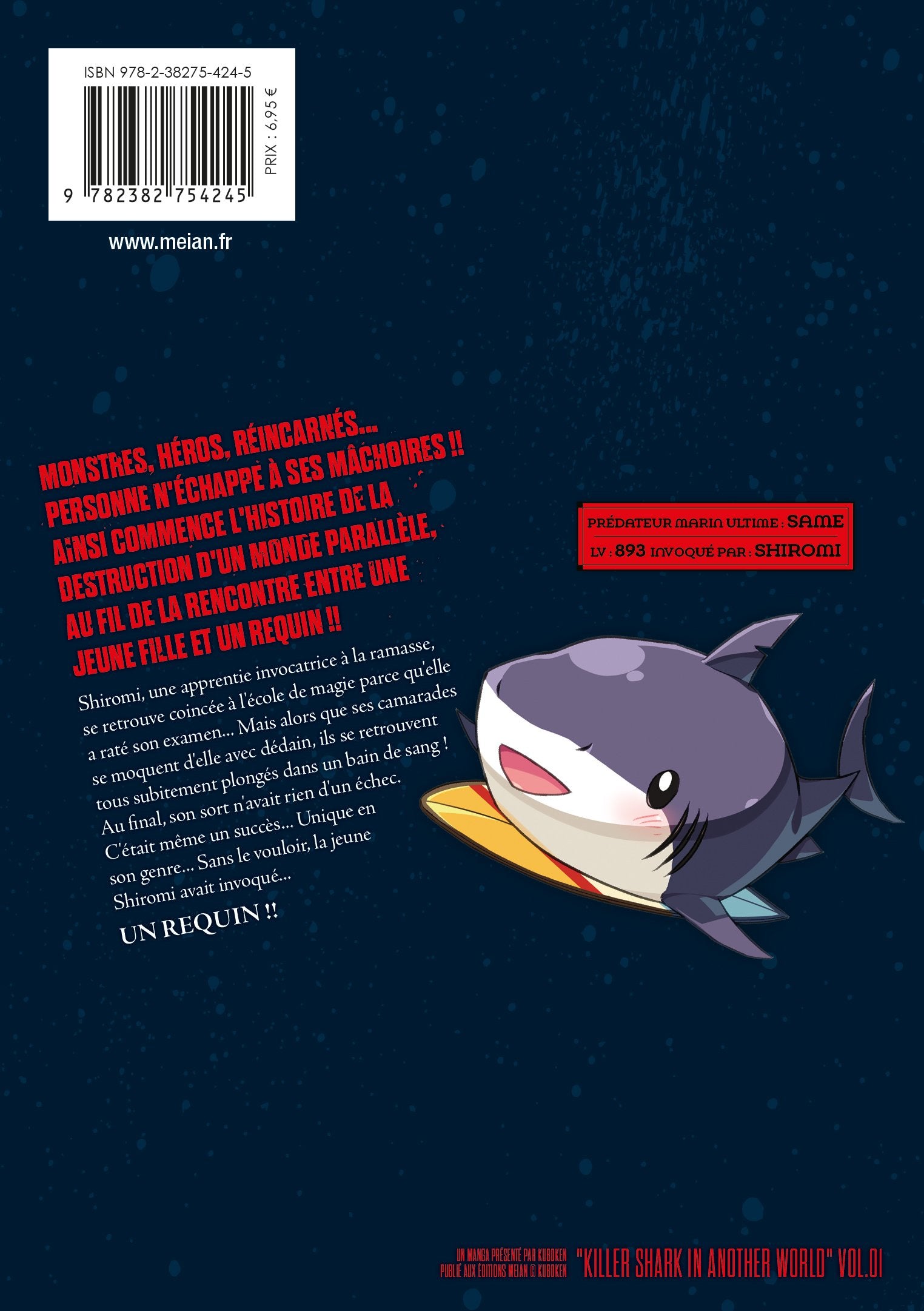 Killer Shark in Another World - Tome 01 - Livre (Manga)