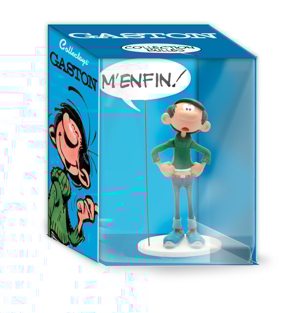 Plastoy - Collection Bulle : Gaston Lagaffe - Gaston-m'enfin - Nouvelle Edition Figurine - flash vidéo