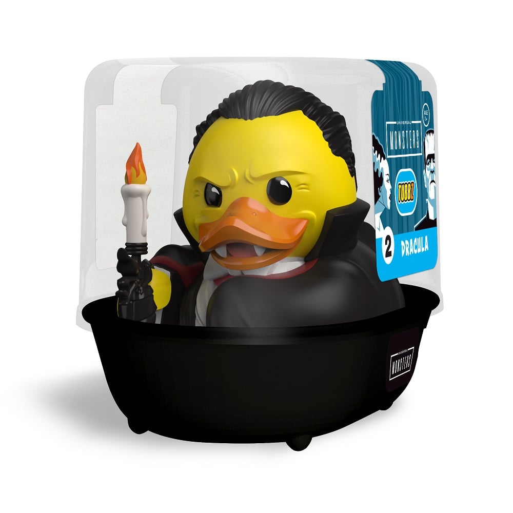 Numskull - TUBBZ Canard de bain - Universal Studios Monsters - Dracula (Première Édition) - 9cm - flash vidéo