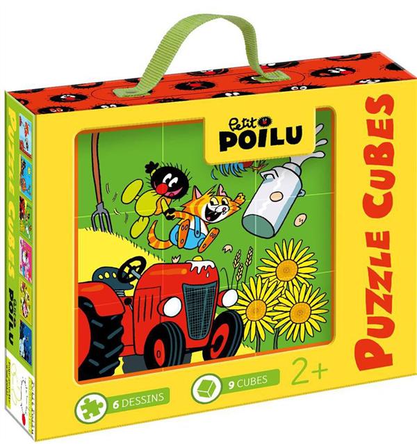 Petit Poilu : puzzle cubes - flash vidéo