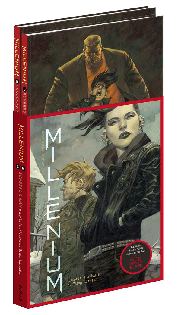 Millénium : coffret vol.3 : Tomes 5 et 6 : la reine dans le palais des courants d'air Tome 1 et Tome 2