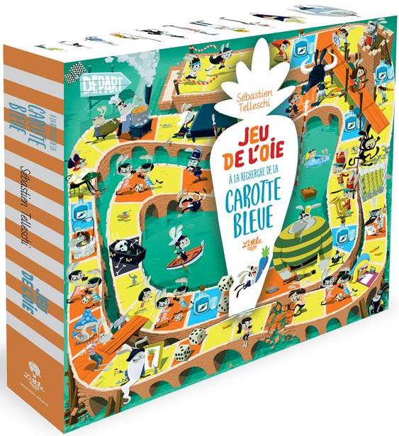 à la recherche de la carotte bleue ; jeu de l'oie - flash vidéo