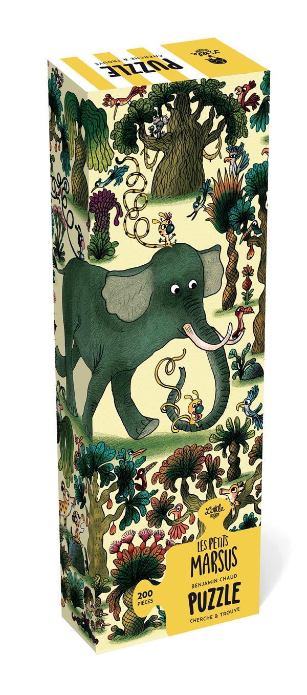 Les Petits Marsus : cherche & trouve ; puzzle de 200 pièces avec un poster