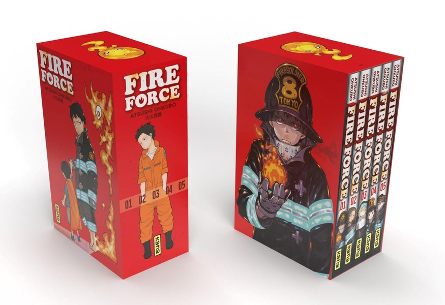 Fire force : coffret Tomes 1 à 5 - flash vidéo