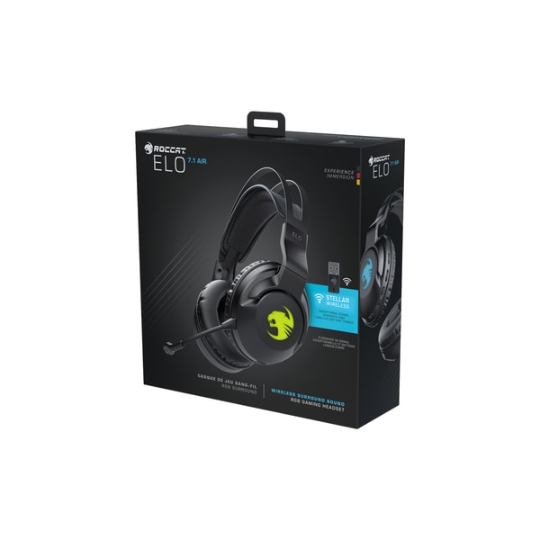 Roccat - Casque de jeu RGB Surround sans-fil Elo 7.1 Air - flash vidéo