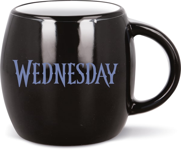 Mercredi - Tasse globe en céramique Mercredi Addams - 380ml - flash vidéo