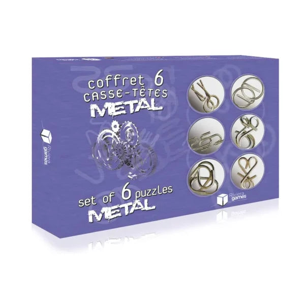 Coffret 6 Casse-Têtes Métal
