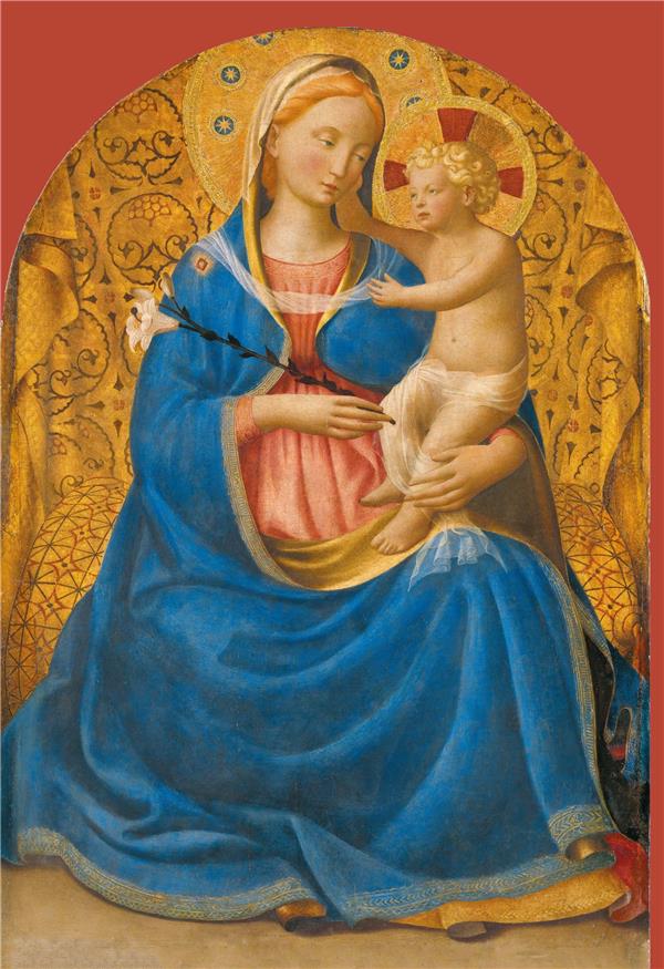 Cartes de voeux : vierge de l'humilité : pack de 10 exemplaires