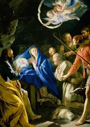 Cartes de voeux Magnificat : L'adoration des bergers Champaigne (édition 2024)