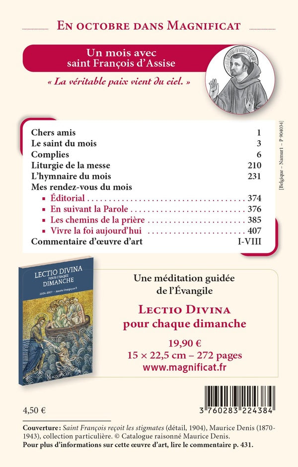 Magnificat n.407 : Octobre 2026