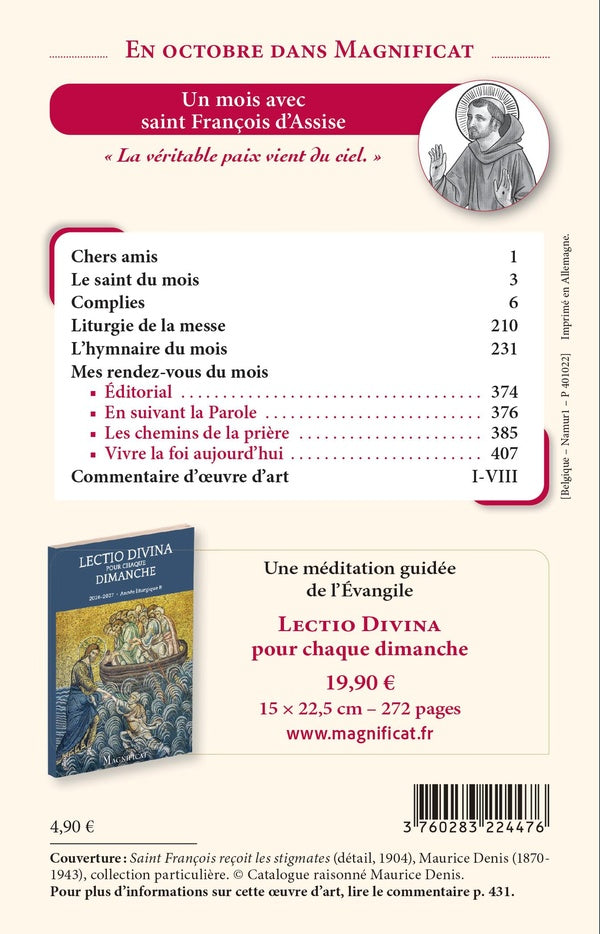 Magnificat n.407 : Octobre 2026