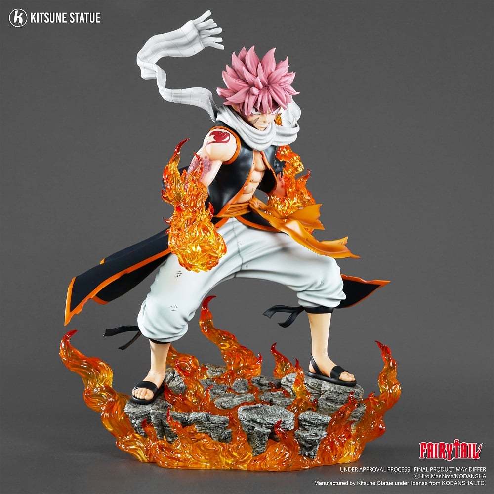 Legend Figure - Fairy Tail - Natsu Dragneel 1/4 Statue 50cm - flash vidéo