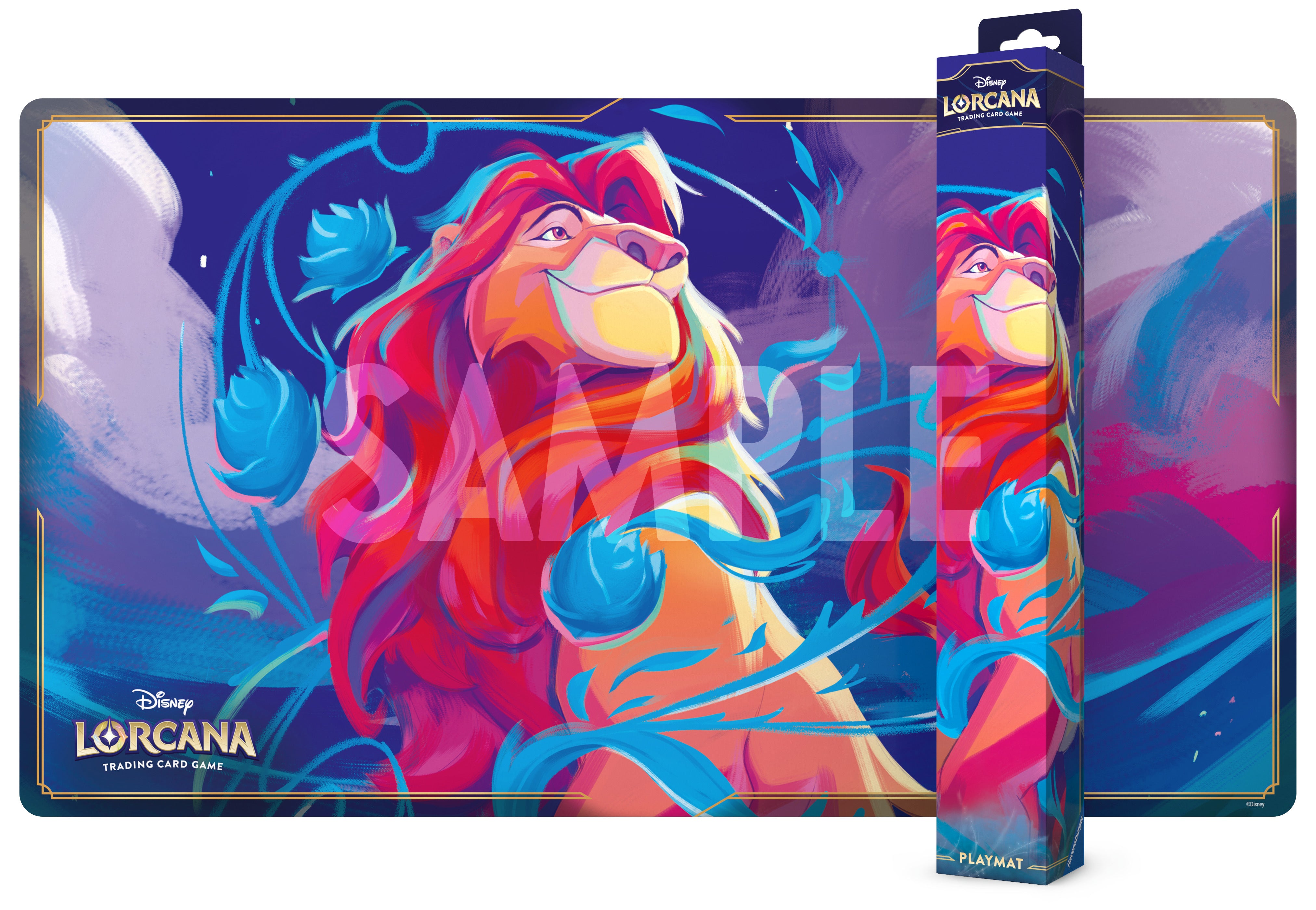 Disney Lorcana JCC - Tapis de jeu Mufasa