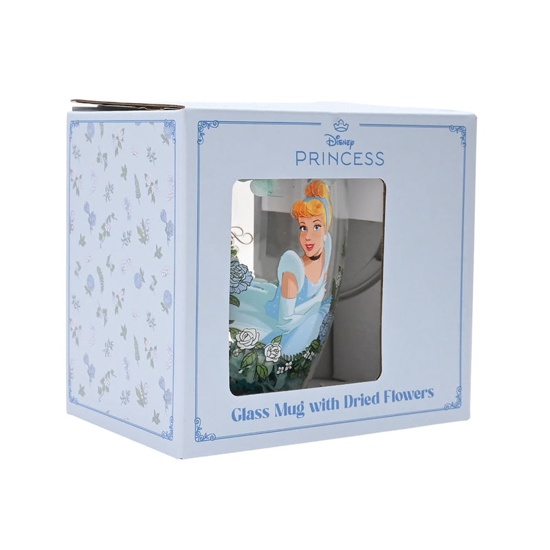 Disney - Cendrillon - Mug en verre "Fleurs Séchées Cendrillon" 300ml