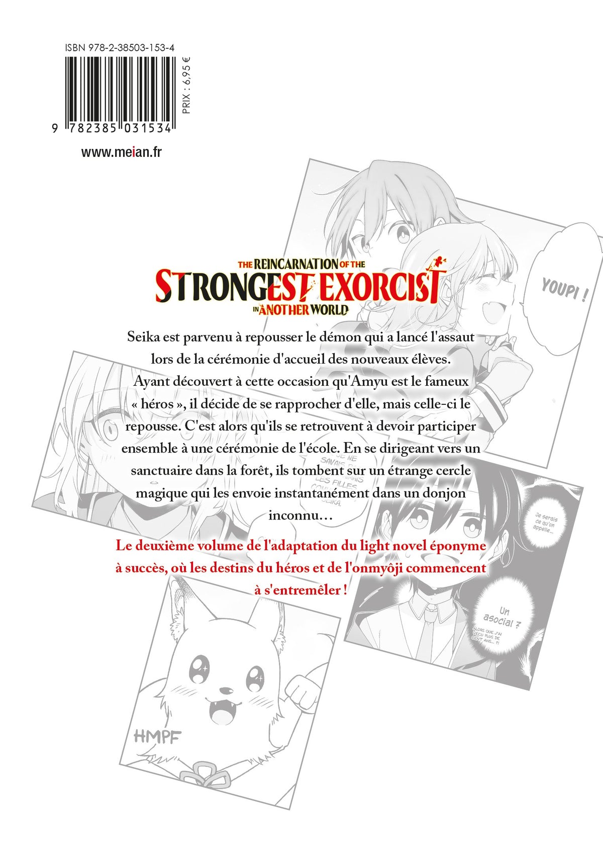The Reincarnation of the Strongest Exorcist in Another World - Tome 02 - Livre (Manga)