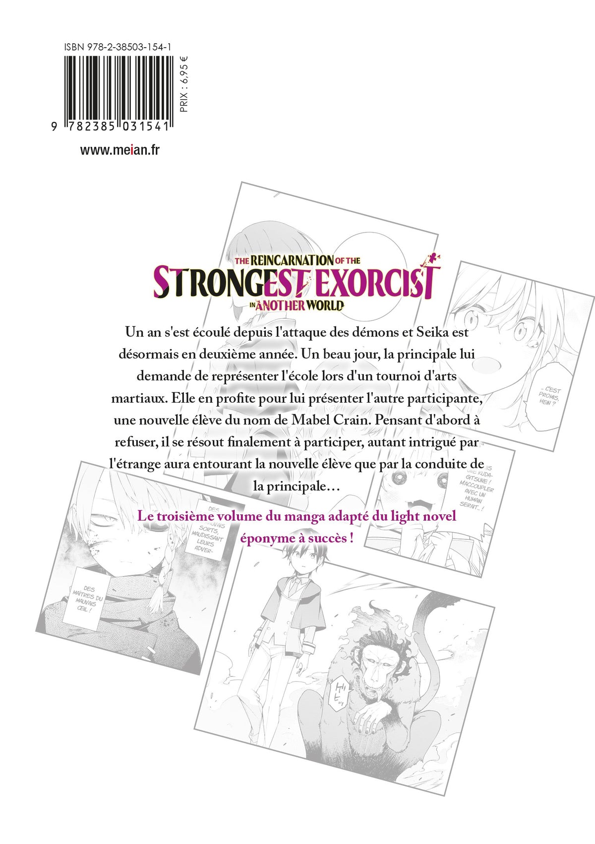The Reincarnation of the Strongest Exorcist in Another World - Tome 03 - Livre (Manga)