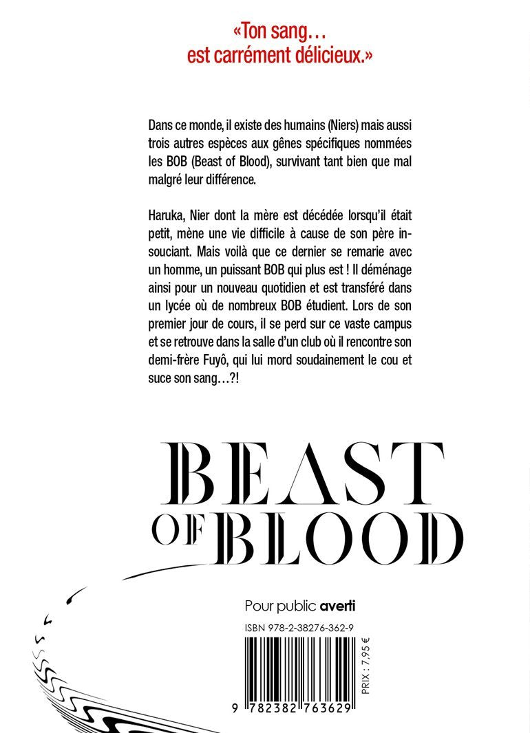 Beast of Blood - Tome 1 - Livre (Manga) - Yaoi - Hana Book