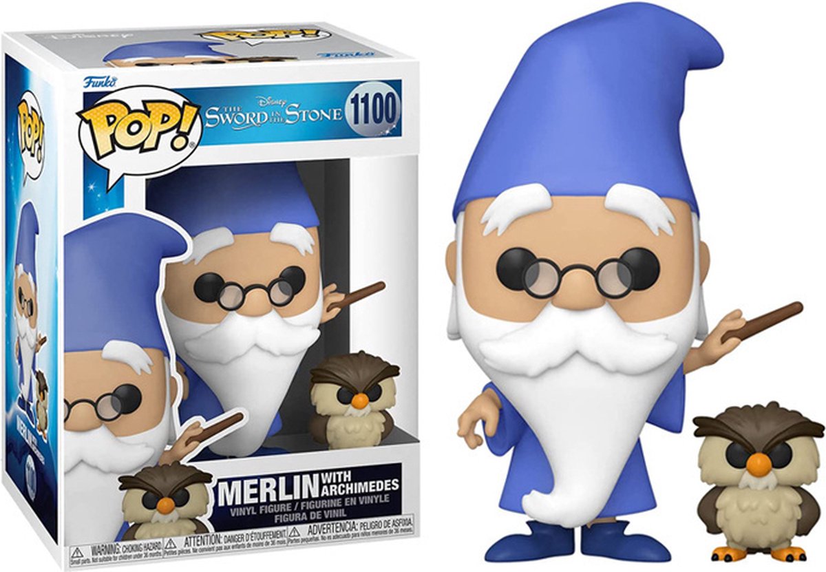 Funko Pop! Disney: The Sword in the Stone - Merlin with Archimedes ENG Merchandising