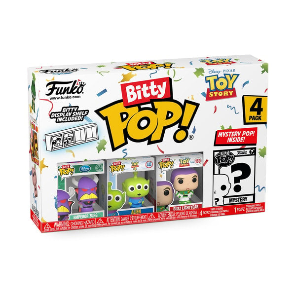 Funko Bitty Pop! 4-Pack: Disney/Pixar: Toy Story - Zurg - flash vidéo