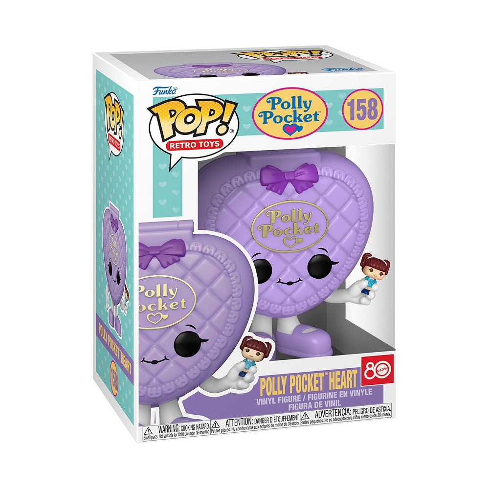 Funko Pop! Mattel Capsule: Polly Pocket - Heart Shell (Purple)