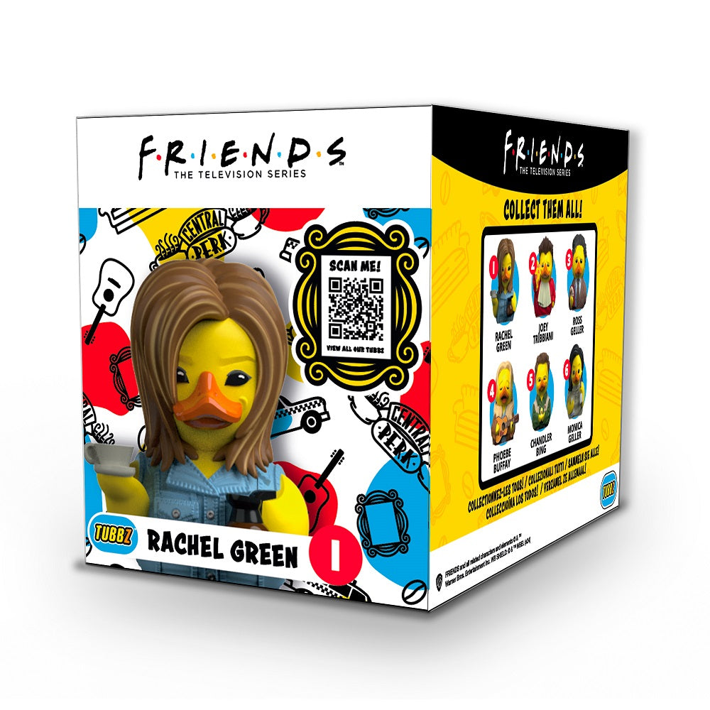 Numskull - Best of TUBBZ Boîte Canard de bain - Friends - Rachel Green - 9cm - flash vidéo