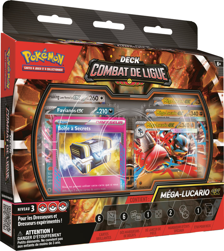 Pokémon JCC : Deck Combat de Ligue Méga-Lucario-ex