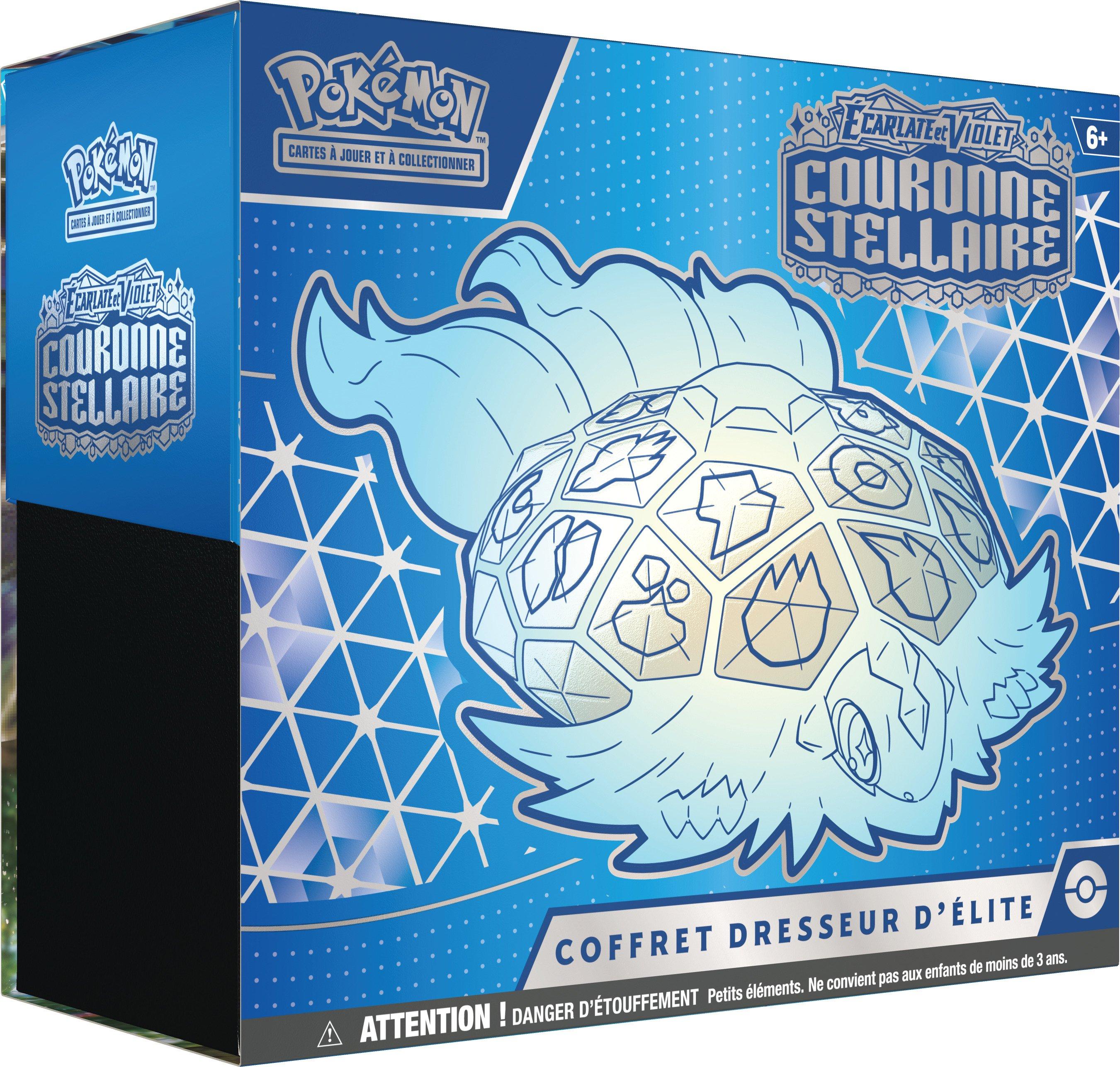 Pokémon JCC - Écarlate et Violet - Coffret Dresseur d'Élite EV07 Couronne Stellaire - flash vidéo