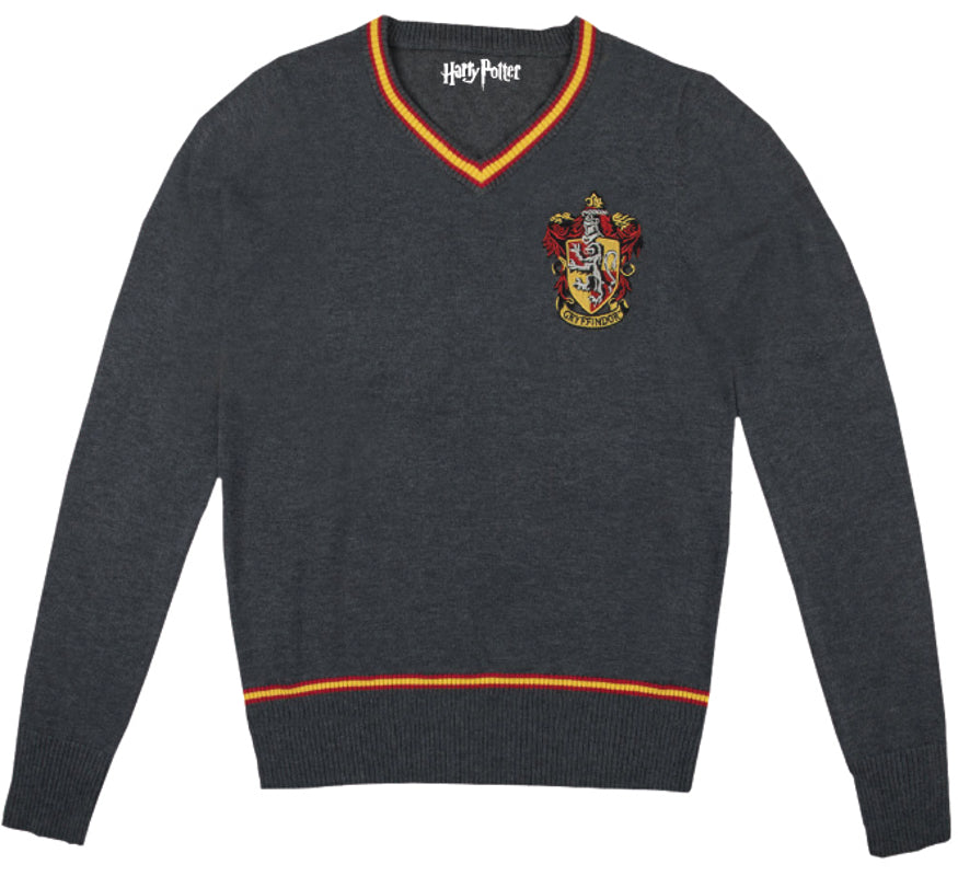 Harry Potter - Pull Anthracite Hommes Gryffondor - M