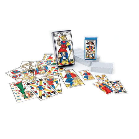 Jeu de cartes Ancien Tarot de Marseille - flash vidéo