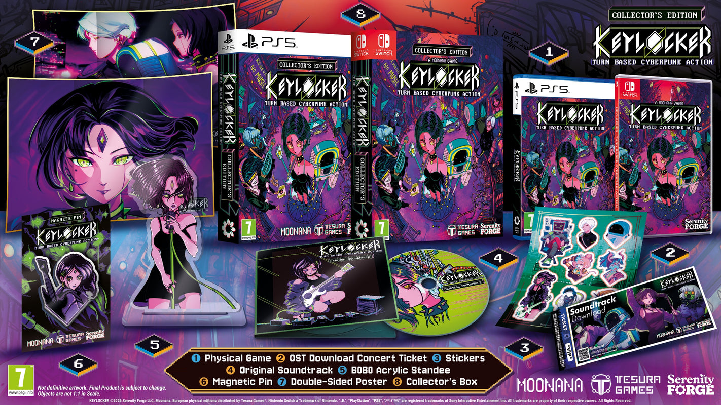 Keylocker: Turn Based Cyberpunk Action - Collector's Edition