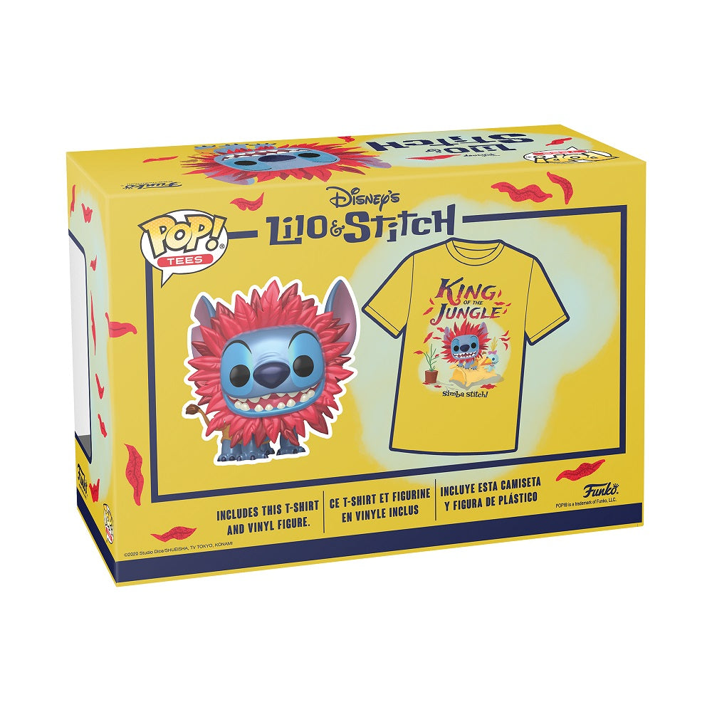 Funko Pop! & Tee: Stitch Costume - Simba - L - flash vidéo