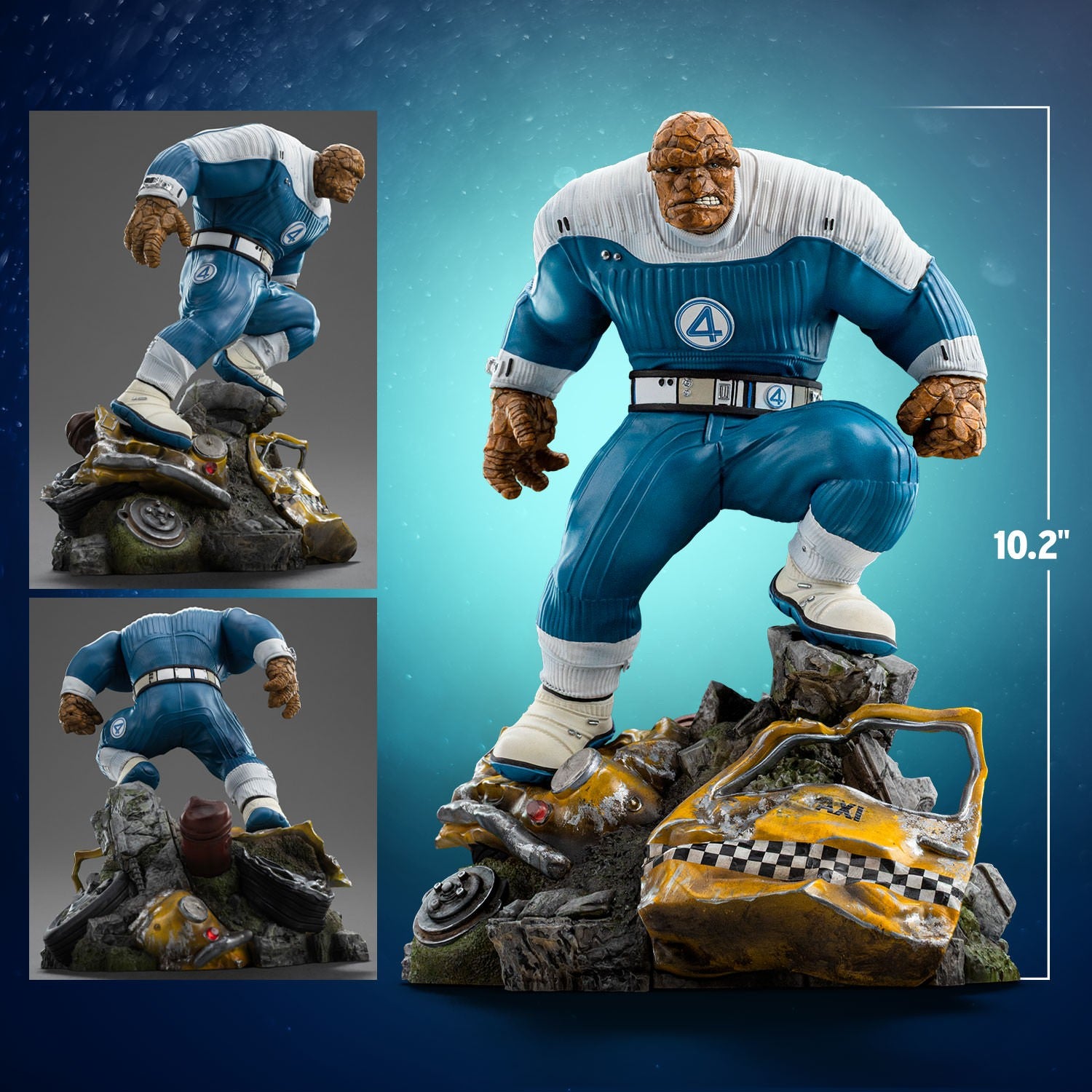 Iron Studios - Art Scale 1/10 - Marvel - The Fantastic Four: First Steps - The Thing Statue 26cm