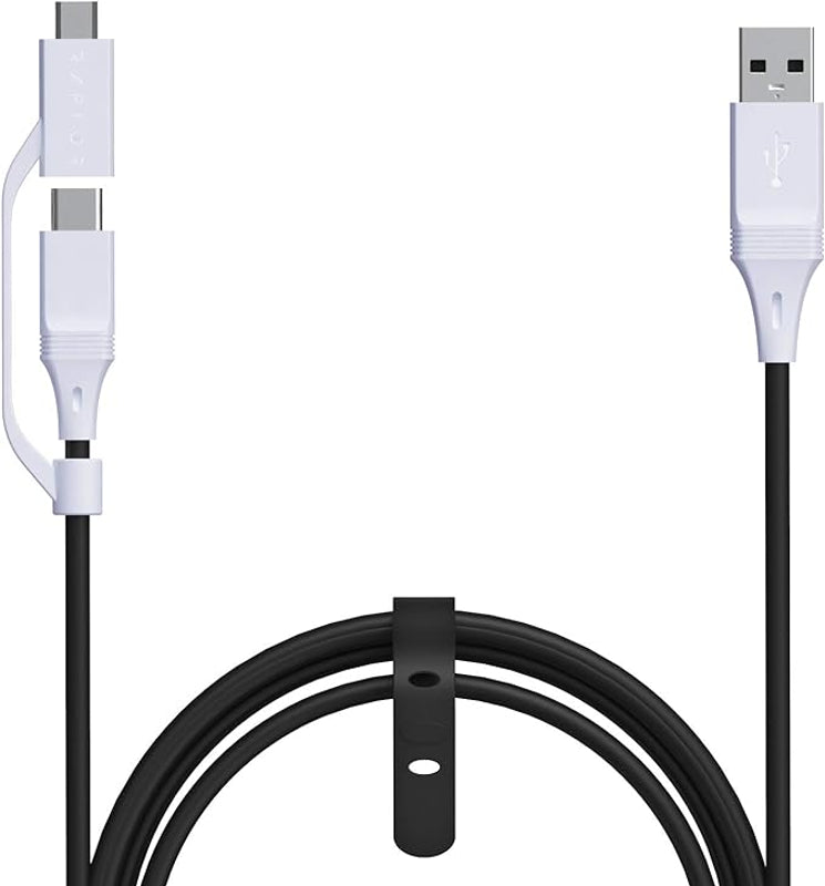 Raptor Gaming - Câble de charge pour manettes PS4 DualSense