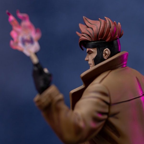 Iron Studios - Art Scale 1/10 - Marvel - X-Men ’97 - Gambit Statue 23cm - flash vidéo