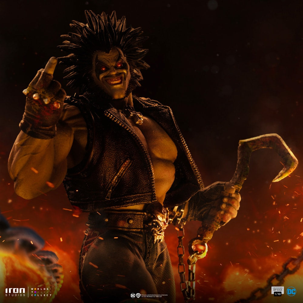 Iron Studios - Art Scale 1/10 - DC Comics - Lobo Unleashed Statue 25cm
