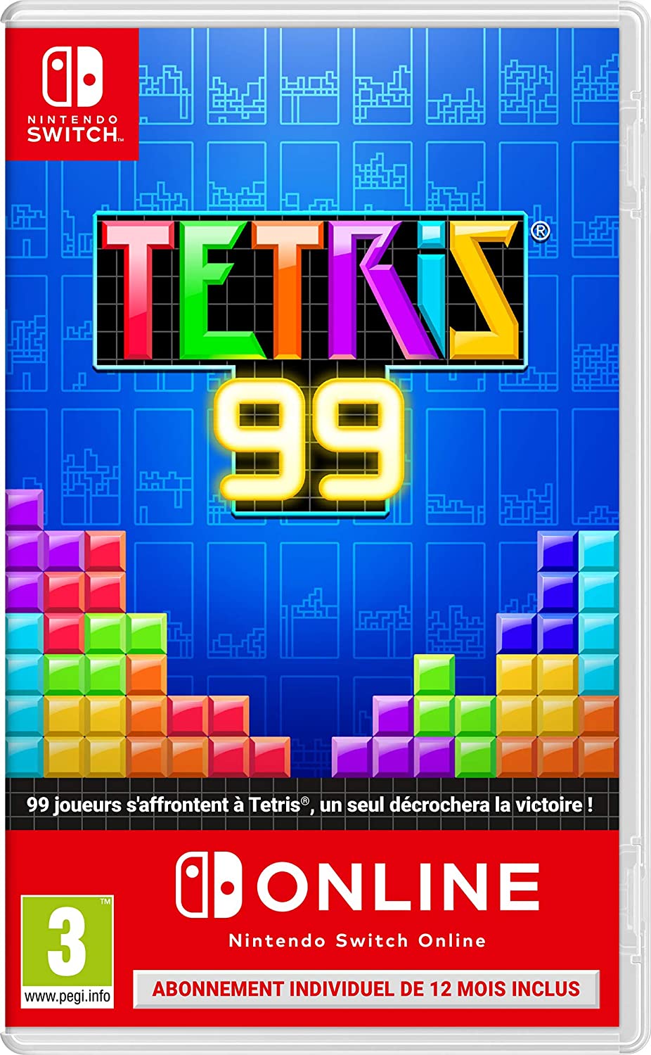 Tetris 99 + Abonnement Nintendo Switch Online 12 mois - flash vidéo