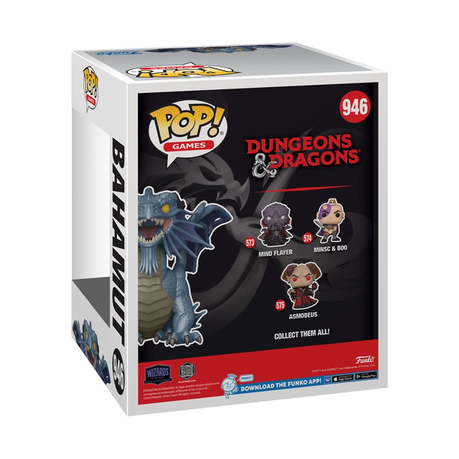Funko Pop! Super: Dungeons & Dragons - Bahamut 6" Super Sized Pop!