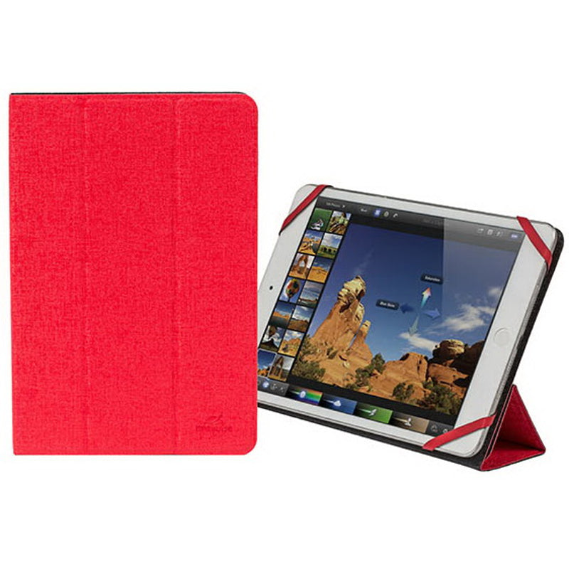 RivaCase 3122 Housse universelle double-face pour tablettes 7-8" Rouge/Noir