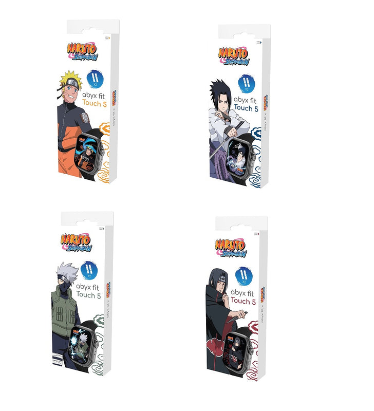 Abyx Fit - Touch 5 - Montre connectée Naruto Shippuden Gris Spatial Display (12 units)