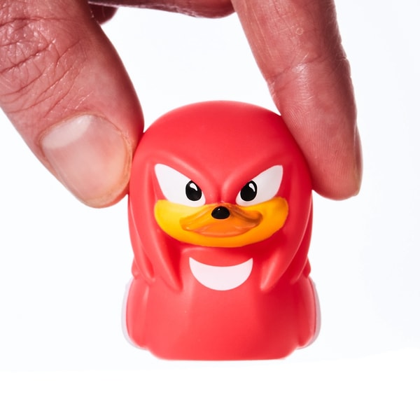 Numskull - Mini TUBBZ Canard de bain - Sonic le Hérisson - Knuckles (Édition baignoire) - flash vidéo