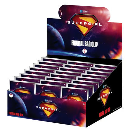 DC Comics - Supergirl (2026) - Assortiment en blind bag de figurines de sac de collection en mousse (Série 1) (24 pcs)